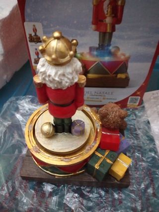 Statuina soldatino/led/musicale/Natale