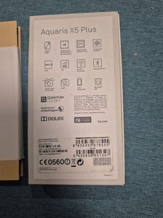 Movil BQ aquaris X5 Plus
