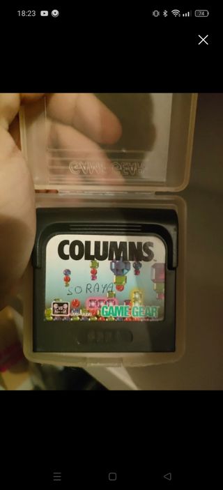Juego game gear columns