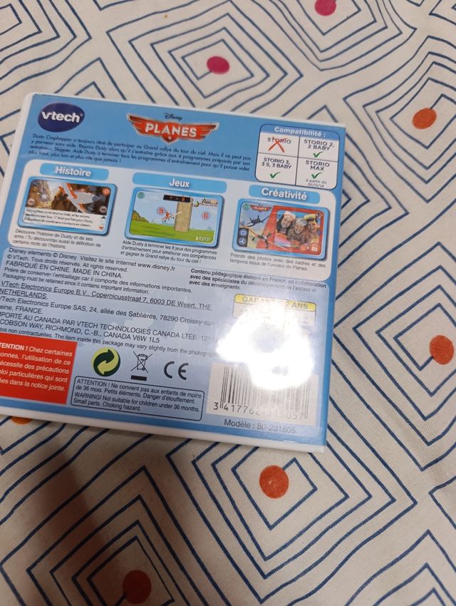 Juego Vrtech Aviones en FRANCÉS