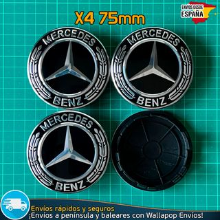 Mercedes Benz Tapacubos New Black 75mm A1674015900