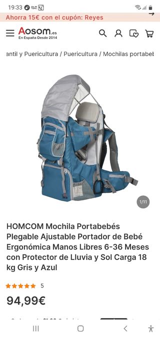 Mochila Portabebes