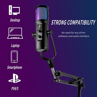 MICROFONO CONDESDOR RGB DE BRAZO