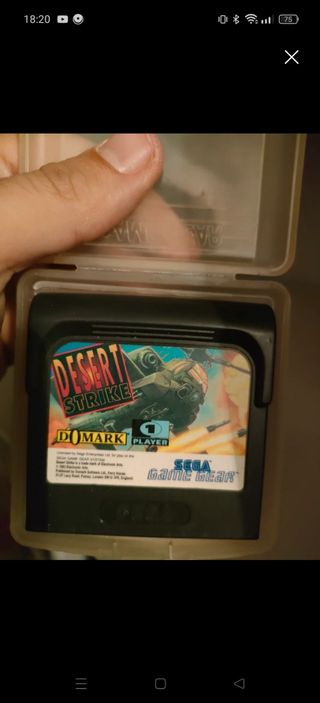 Desert strike juego game gear
