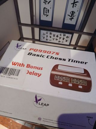 RELOJ PARA PARTIDAS DE AJEDREZ