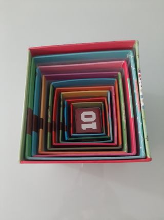 Cubos apiladores con numeros