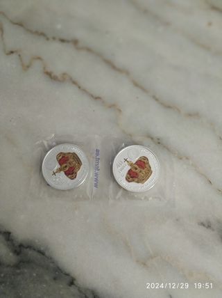 Moneda de Plata, 10 años de reinado de los Reyes