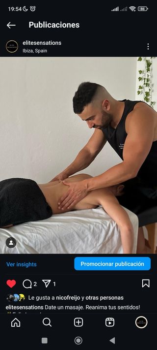 Masajista profesional a domicilio Ibiza