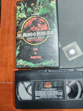 El mundo perdido jurassic park VHS