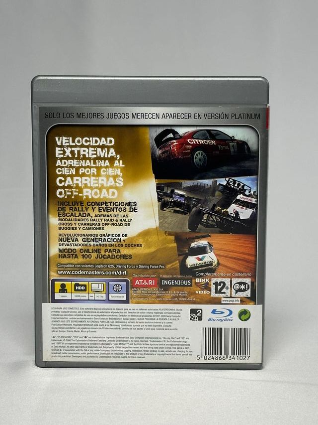 Colin McRae Dirt Platinum - PS3 🇪🇸