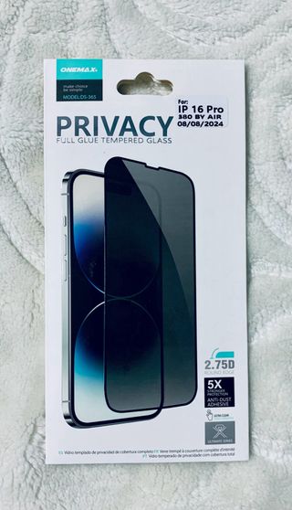 PROTECTOR DE PANTALLA IPHONE 16 PRO