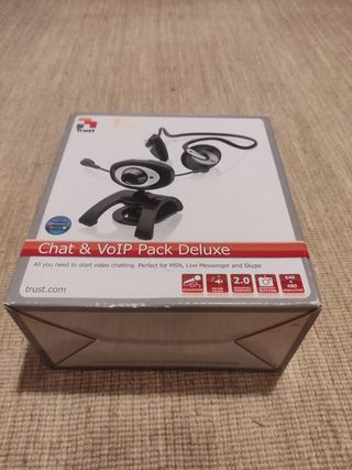 Cascos y webcam