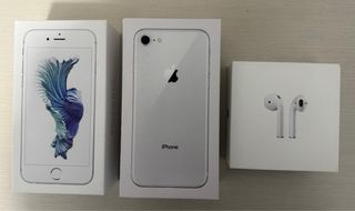 Cajas iPhone y Airpods