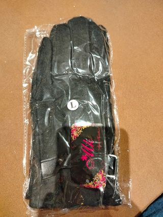 Guantes hombre poliéster y algodón 