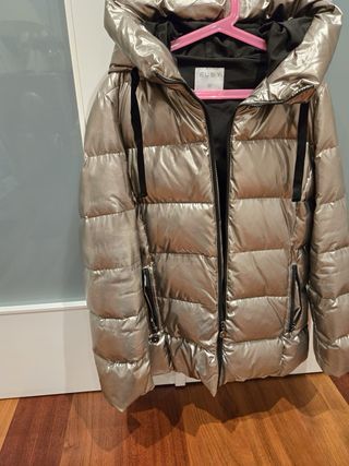 Chaqueta Plumas color bronze ELSY