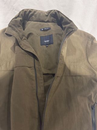Chaqueta de caramelo piel verde