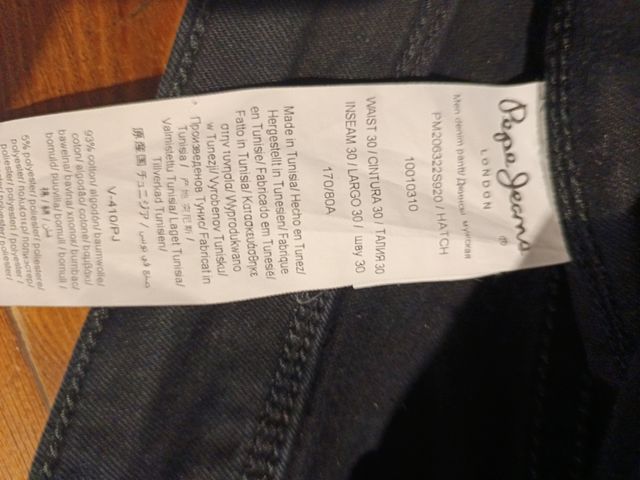Pantalón pepe jeans negro excelente esta
