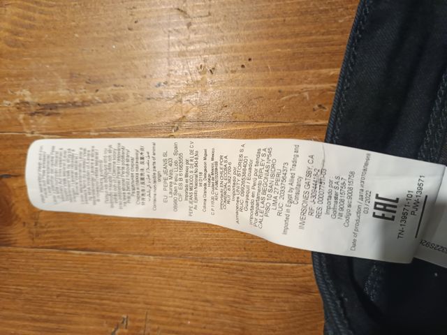 Pantalón pepe jeans negro excelente esta