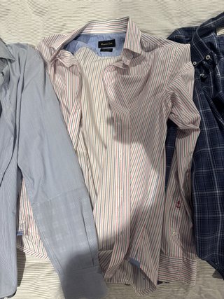 Camisas lote de 6 massimo dutti, adolfo domingo