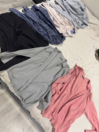 Camisas lote de 6 massimo dutti, adolfo domingo