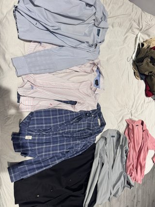 Camisas lote de 6 massimo dutti, adolfo domingo