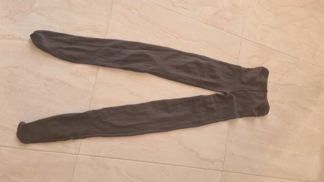 Lote pack 2 medias gris oscuro mate nuevas