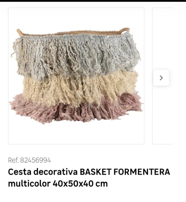 Cesto Yute modelo fomentera