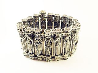 Pulsera de plata para la muñeca "Todos los Santos"