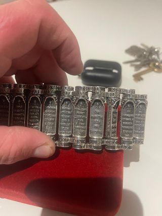 Pulsera de plata para la muñeca "Todos los Santos"