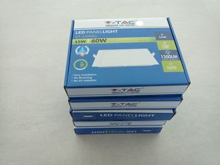 5 Paneles led ultrafinos 15w marca V-TAC