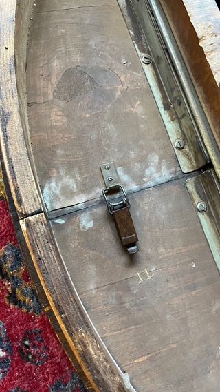 Mesa de comedor vintage marquetería