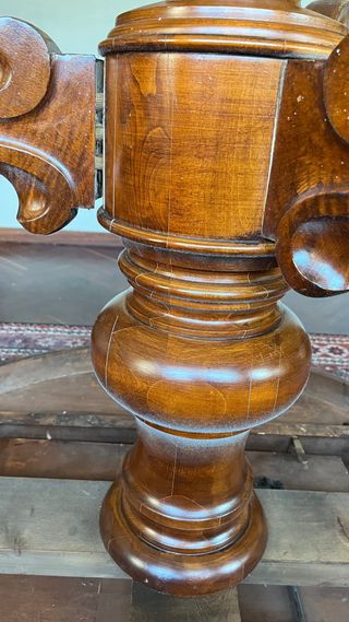 Mesa de comedor vintage marquetería