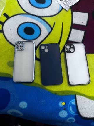 Pack de 3 funfas de iphone 13 nuevas sin uxsar