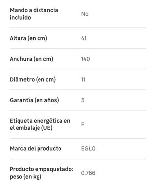 Lamparas mesilla noche Eglo