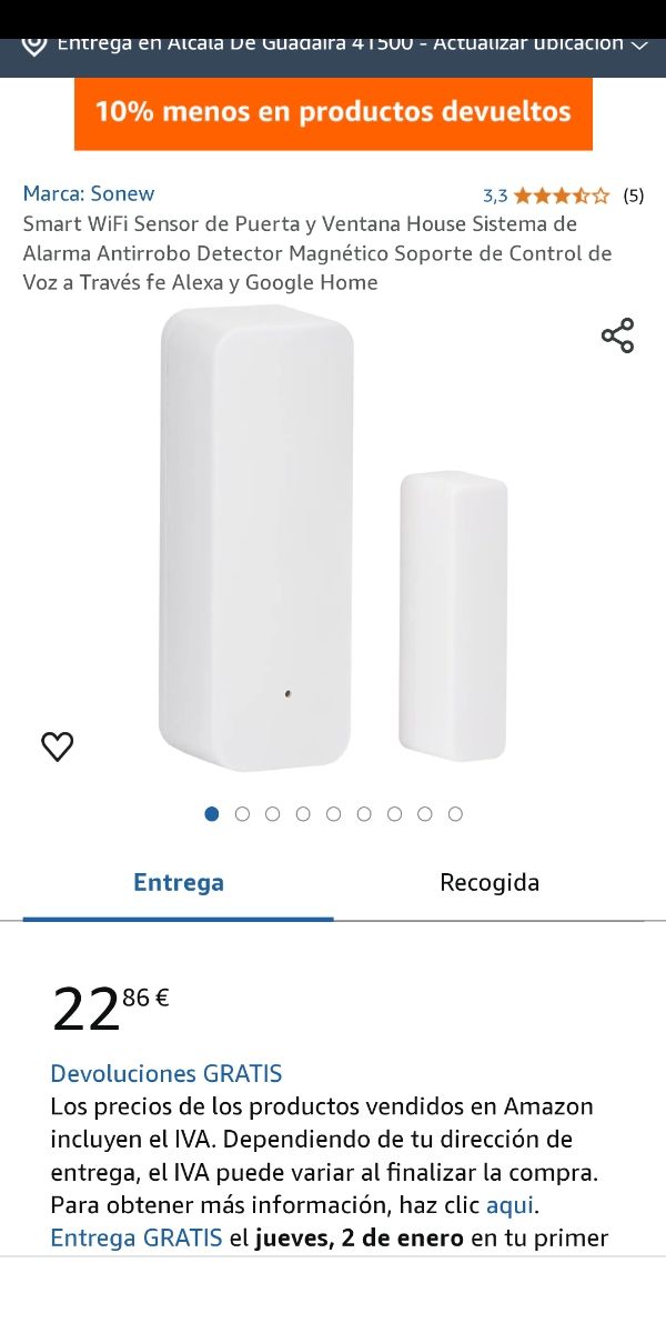 Sensores de aperturas