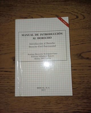 Manual De Introducción Al Derecho