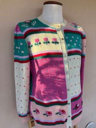 Cardigan vintage fatto a mano