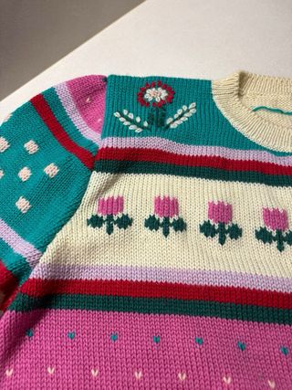 Cardigan vintage fatto a mano