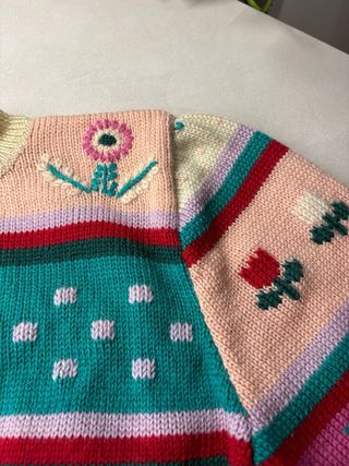 Cardigan vintage fatto a mano