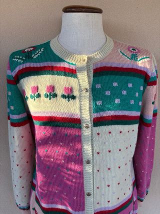 Cardigan vintage fatto a mano
