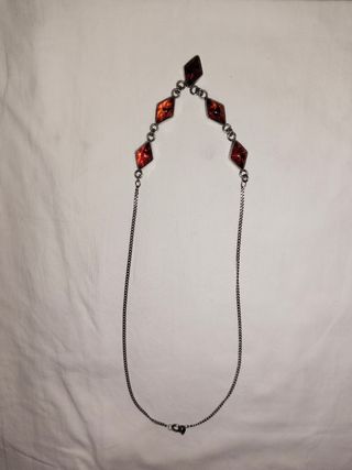 Gargantilla de plata quemada 925