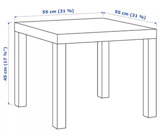 2 o 1 Tauleta ikea lack