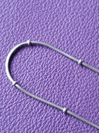 Collar ,Gargantilla plata 925 tipo cordón macizo