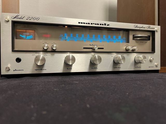 Receiver HiFi Marantz 2200 + Recap + Garantia