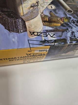 Maqueta Tanque soviético SU-122