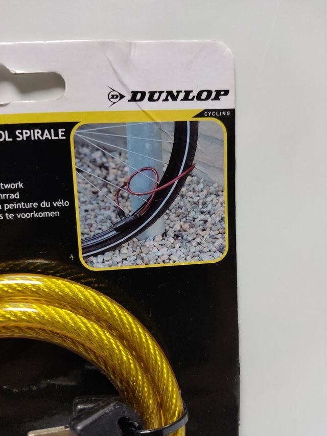 candado con cable de Dunlopp