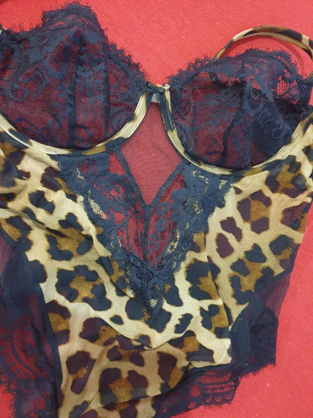Body intimissimi lepord in pizzo taglia