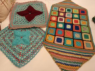 Antiguo conjunto de ganchillo años 1950