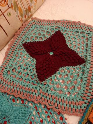 Antiguo conjunto de ganchillo años 1950