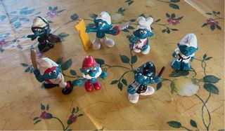 Set Puffi da collezione anni 80